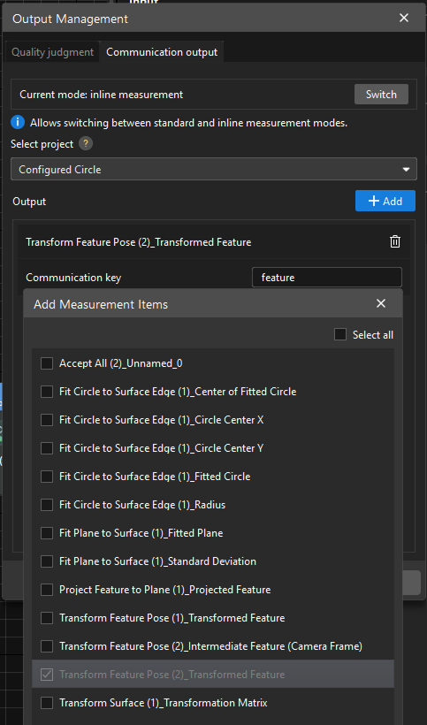 communication output