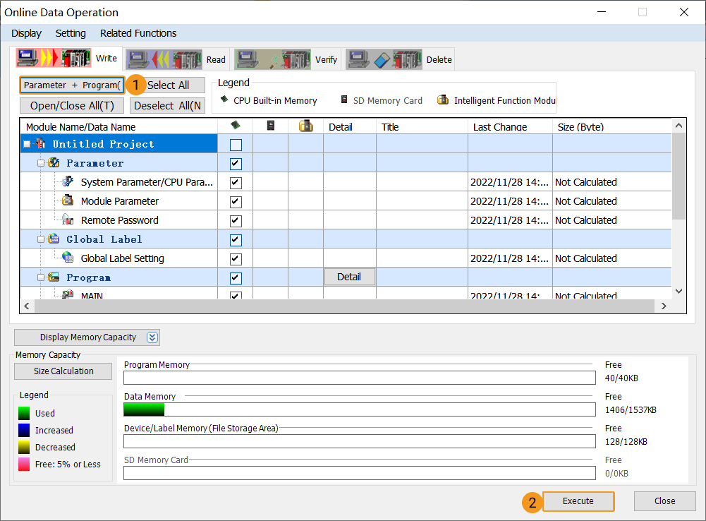 configure plc 5