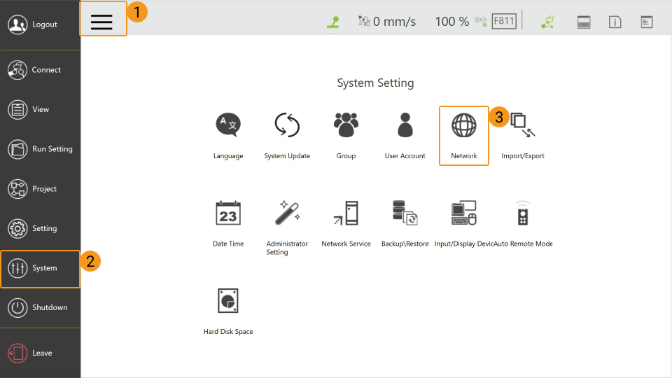 tm setup instructions lan1