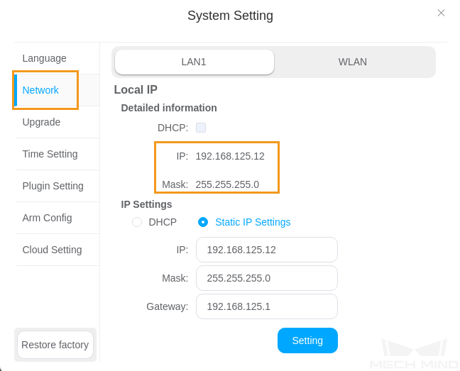 set ip 2