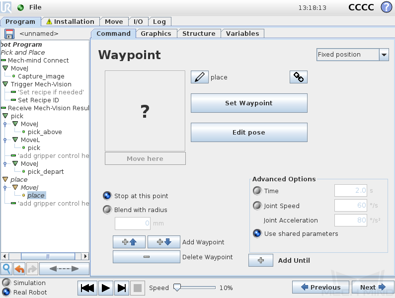 set waypoint place cb