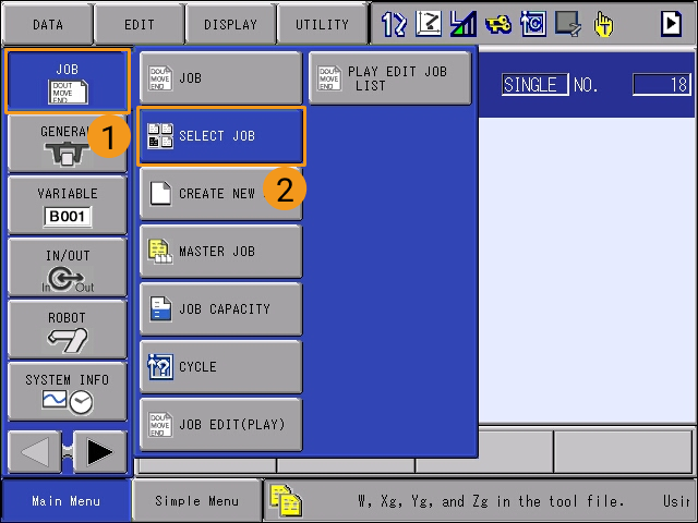 loading foreground program 12