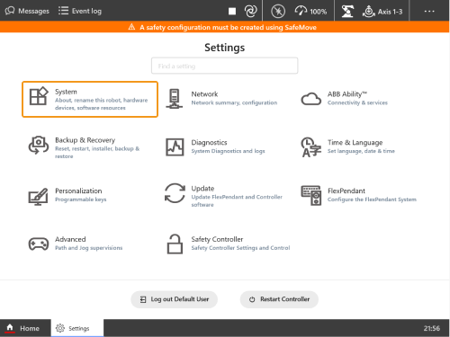 robotware check1