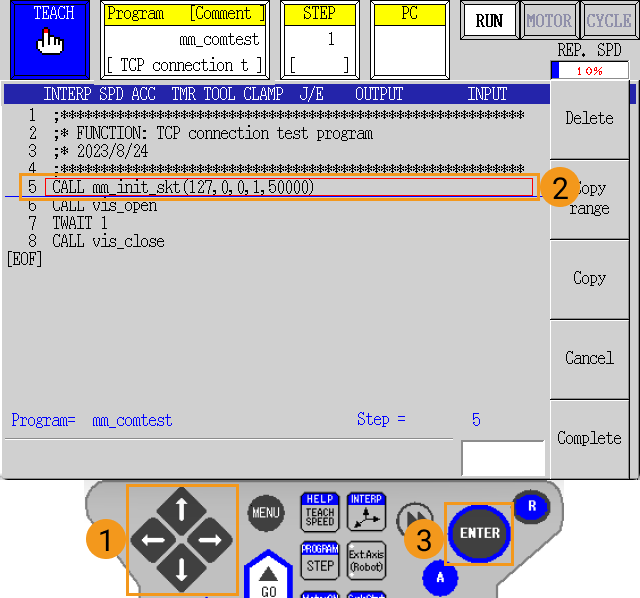 test connect 7