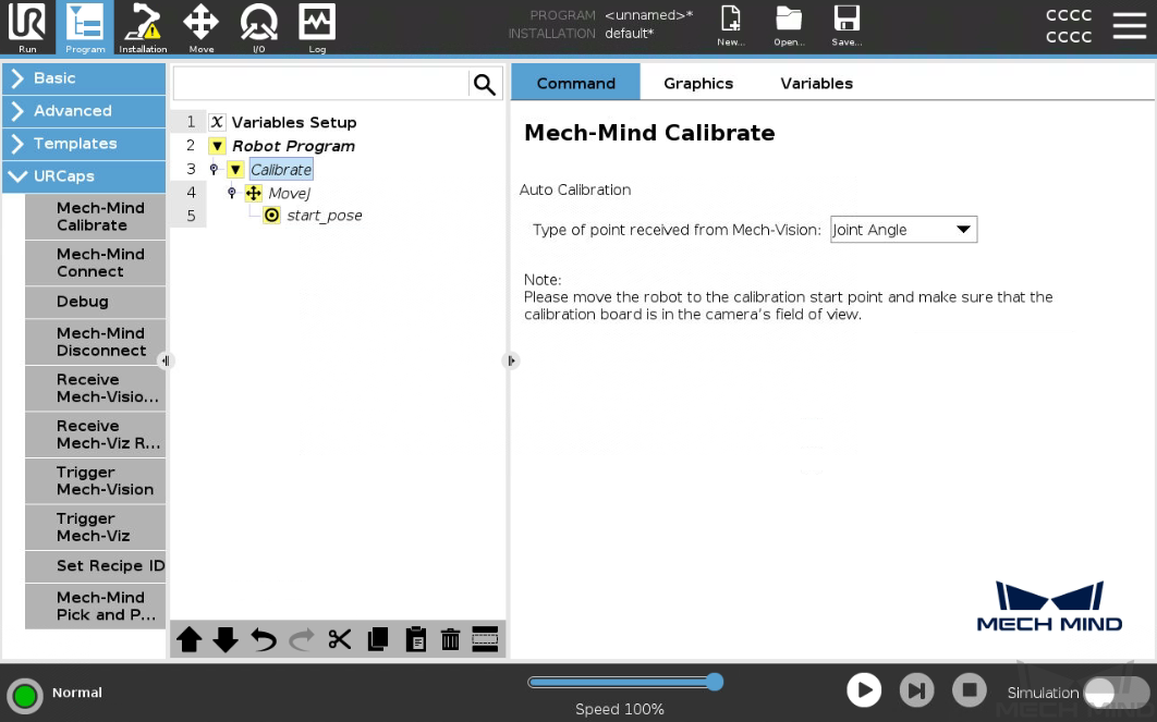 add calibrate node e