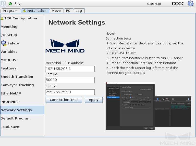 network settings cb