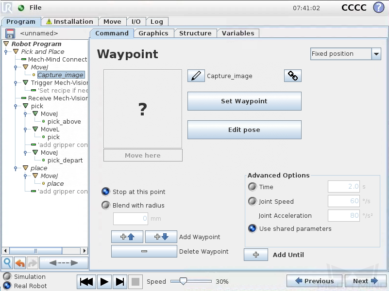 set waypoint capture cb