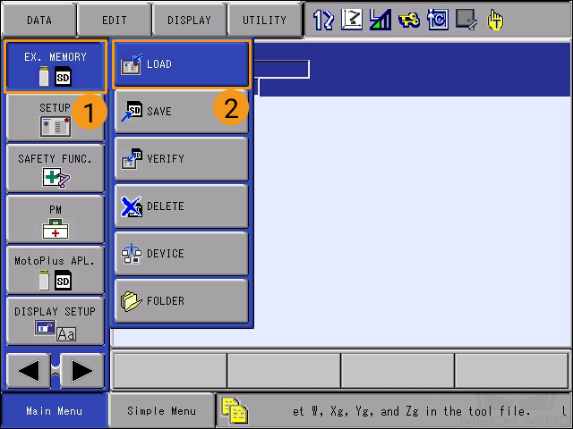 loading foreground program 6