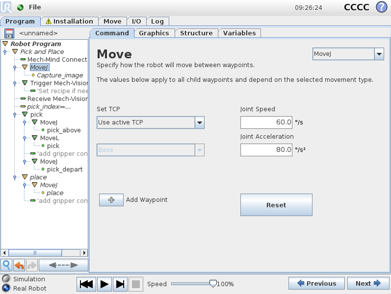 set movej capture cb