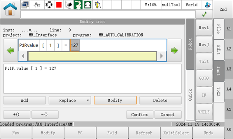 estun calibration 4