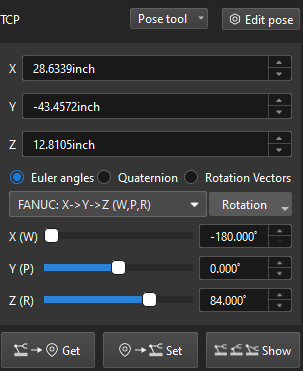 single case cartons getting started viz set tool pose