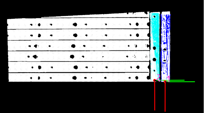 workpiece positioning 3d matching effect