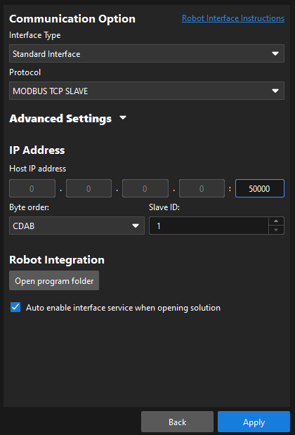 communication modbus