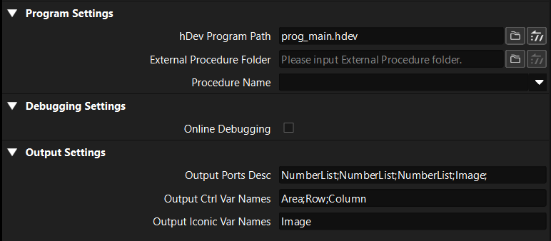 evaluate results by hdevengine example main paramter