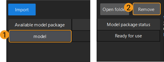 deep learning model management log out model