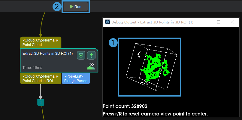 run and view outputs view output 6