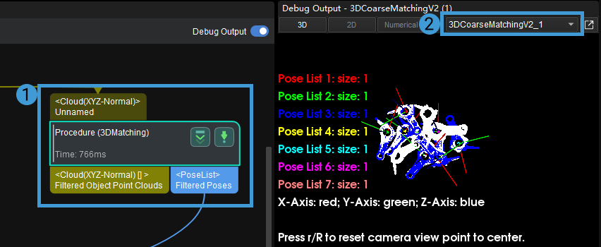 run and view outputs view output 7