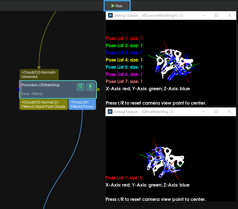 run and view outputs view output 8