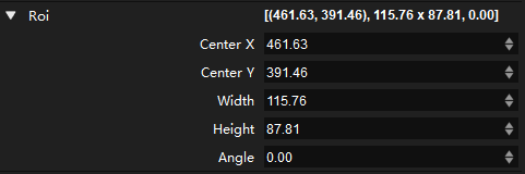 detect and measure oblong hole set roi 2