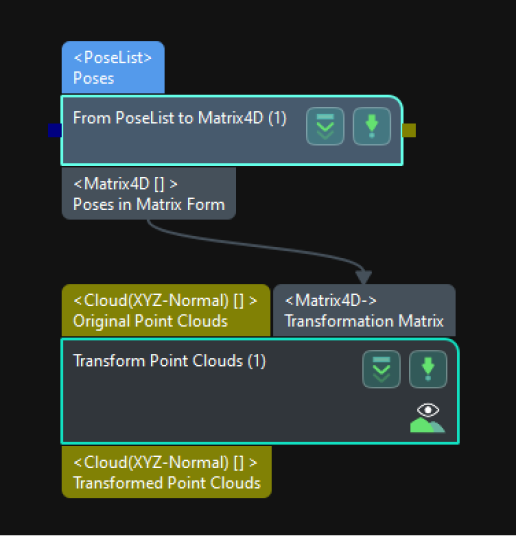 transform point clouds affine transform