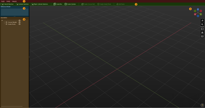 model editor interface