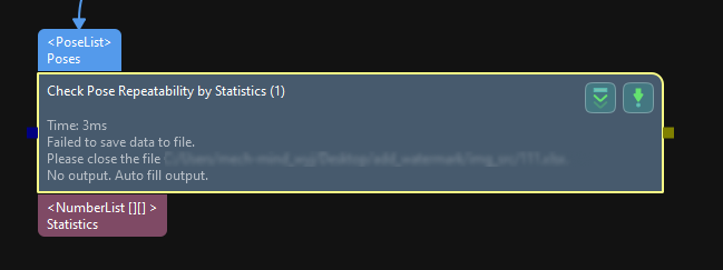 poses repeatability statistics error 3