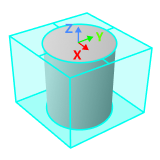 vertical cylinder xy