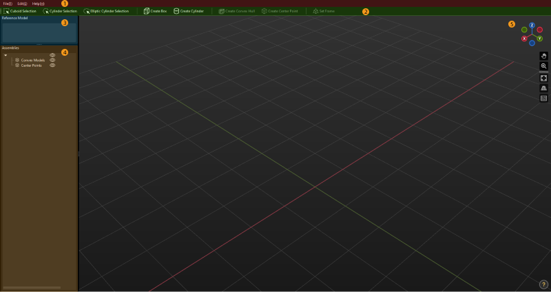 model editor interface