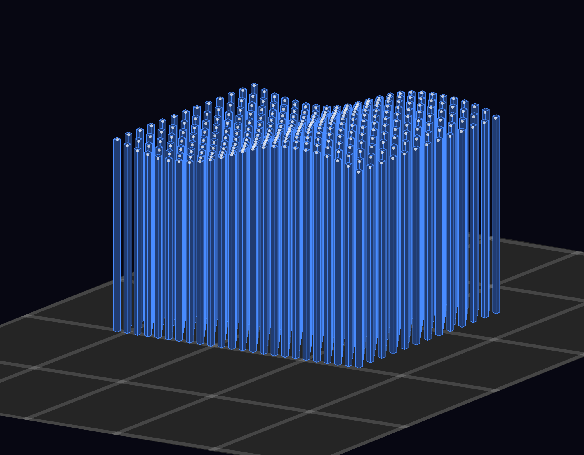 point cloud column