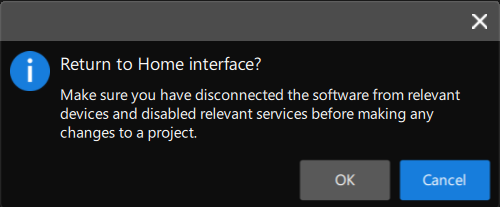 return standard mode confirm return