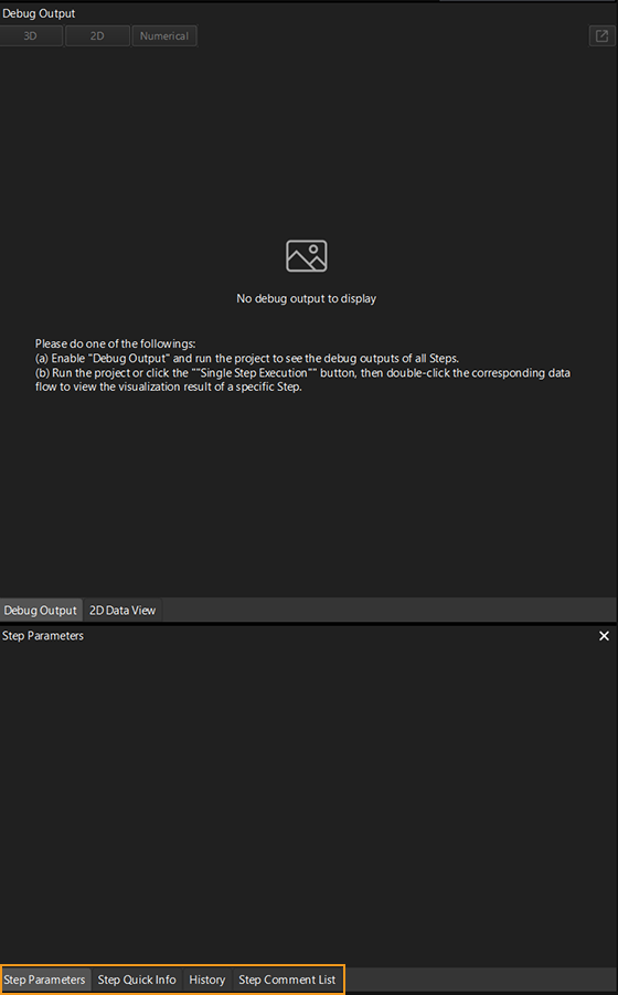 project configuration panel project configuration panel 0