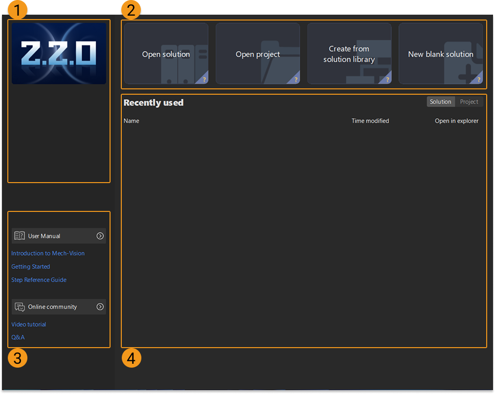 vision user interface intro welcome interface intro 0