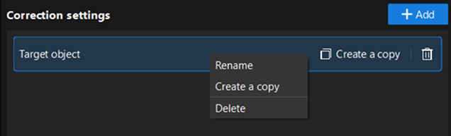 parameter group management operation