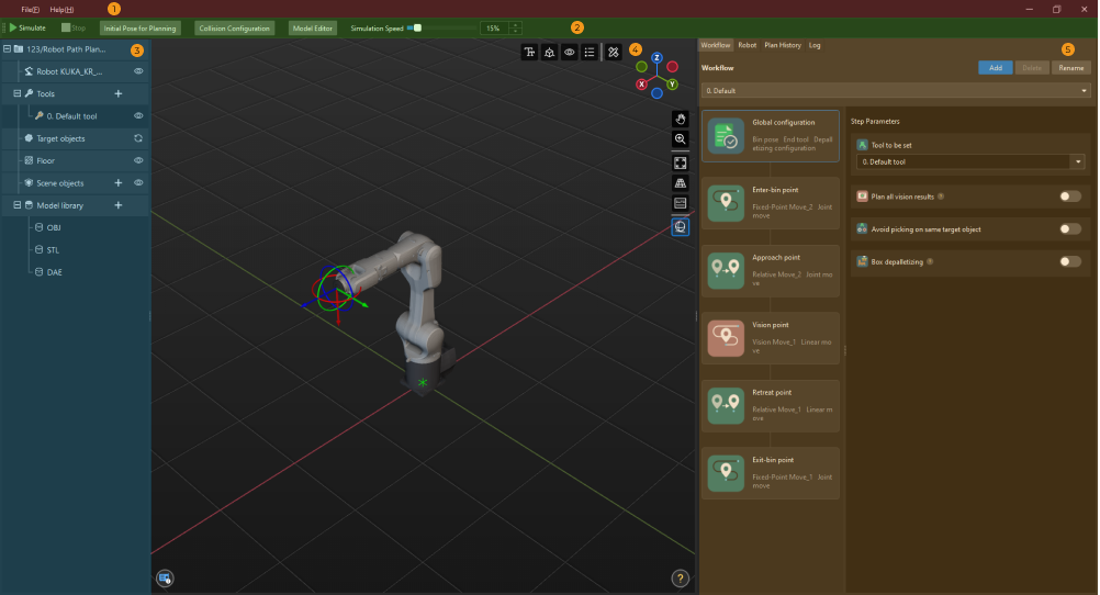 path planning interface