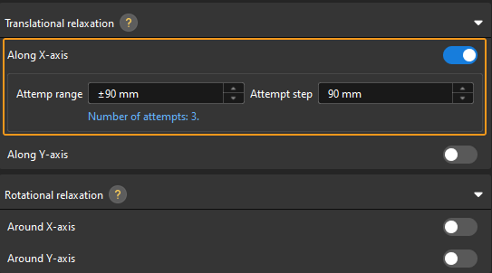 configure picking relaxation 2