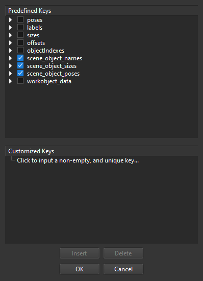 update scene object config