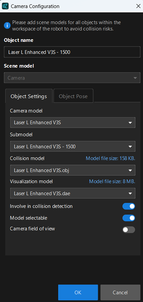 camera configuration