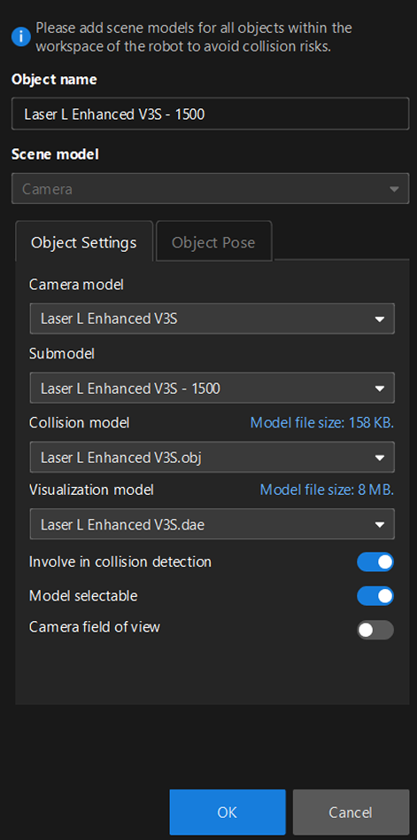 camera configuration