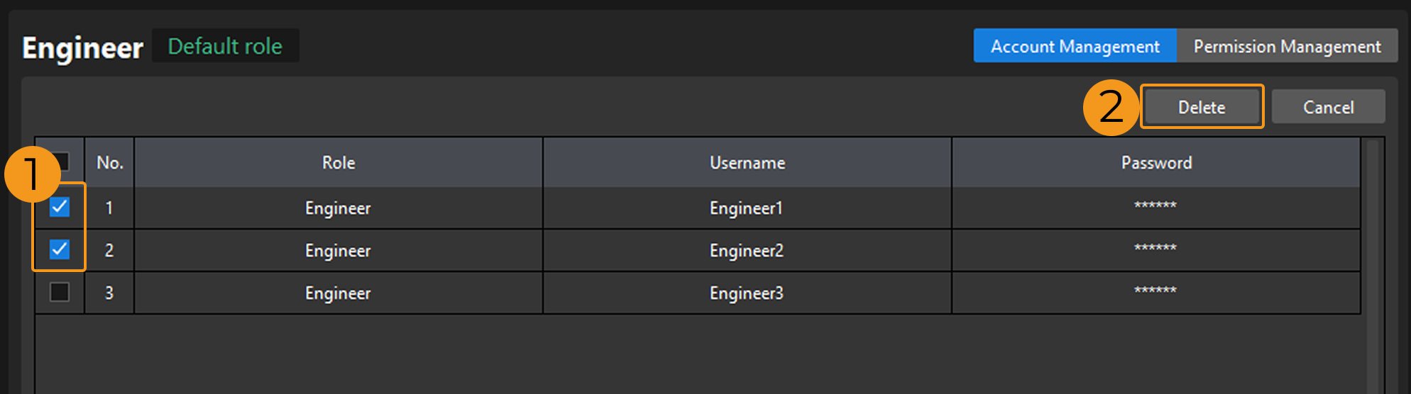 batch delete