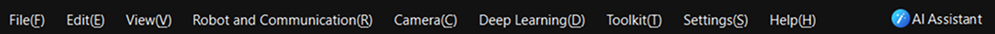 menu bar vision menu 0