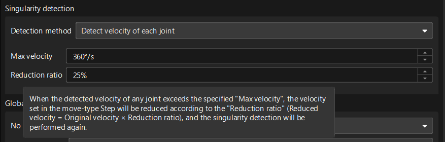avoid singularities 2