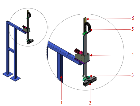 v mobile mounting frame 1