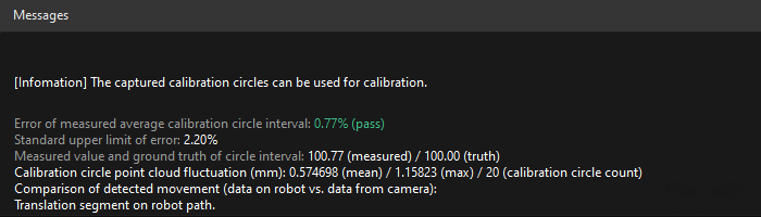 calibration reference check instrinc and point cloud fluctuation