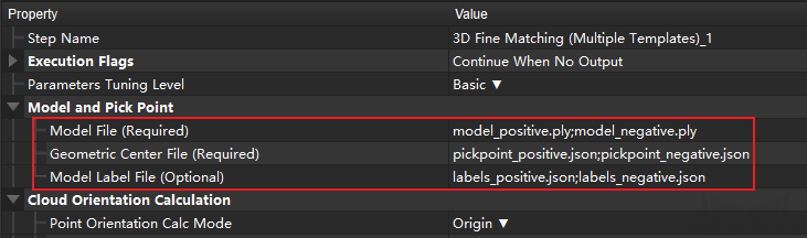 3d fine matching multiple models model labelfile