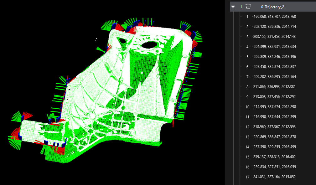 view trajectory