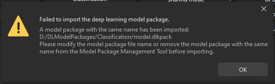 deep learning model management model name 1