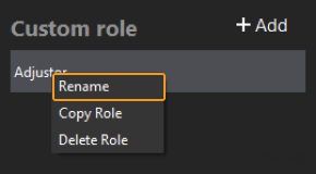 rename custom role