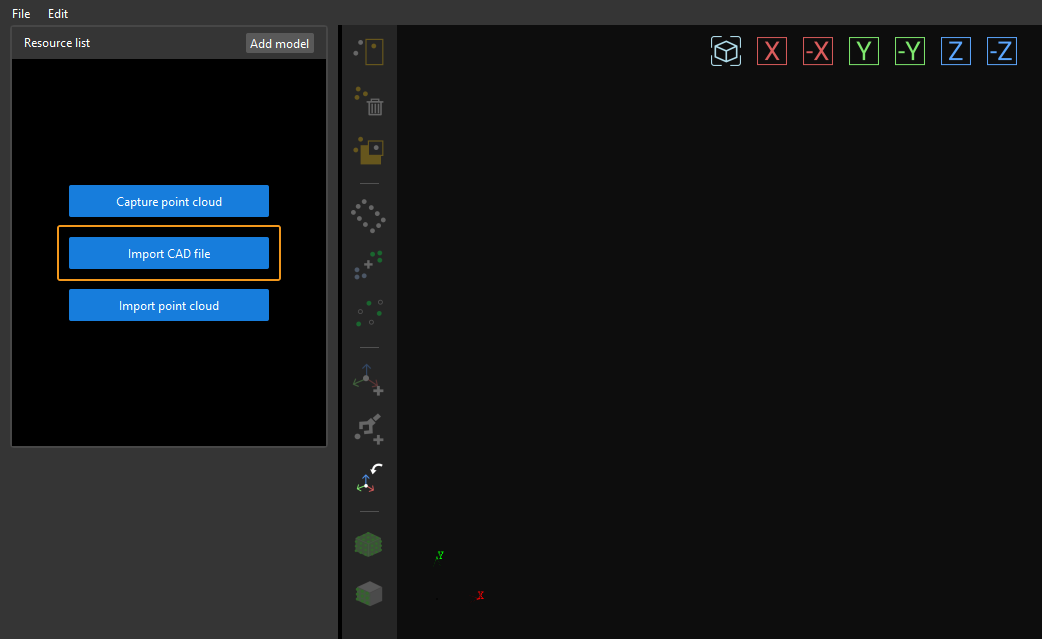 project build click import cad