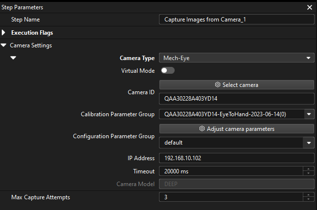 camera other parameters