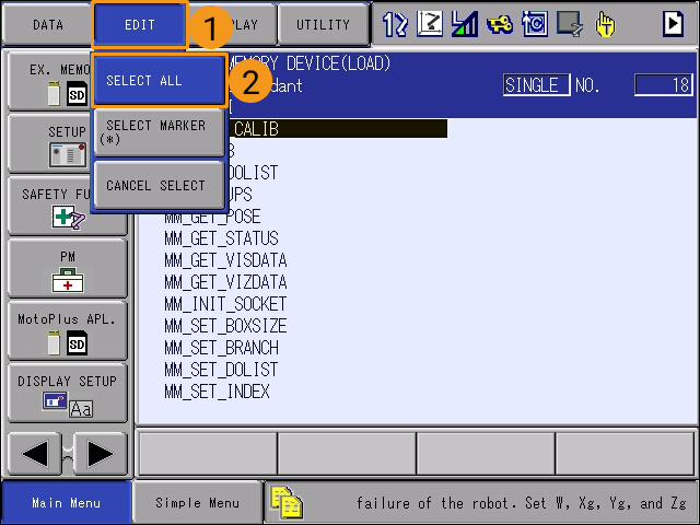 loading foreground program 9